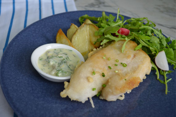 Pan-Seared Snapper & Roasted Red Potatoes with Remoulade Sauce & Rocket Salad – Plate It: Dinnertime Kits Made With in Perth
