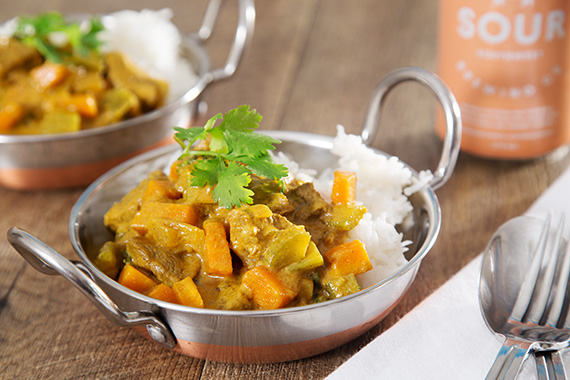 Coconut Lamb Curry with Jasmine Rice