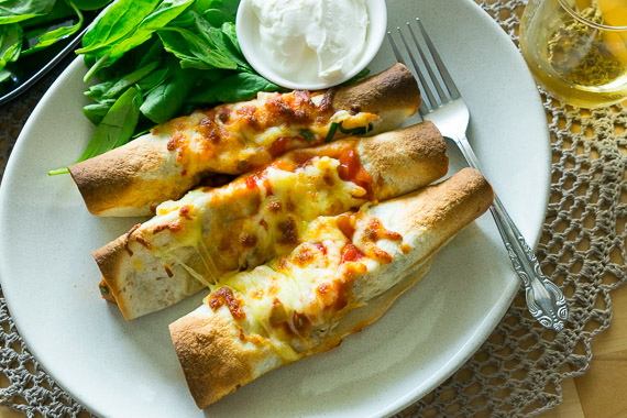 Baked Chicken Enchiladas with Tasty Cheese & Sour Cream