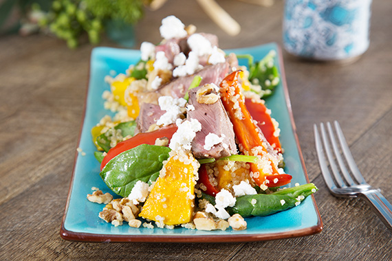 Beef & Quinoa Salad with Autumn Veg