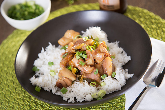 Vietnamese Caramel Chicken with Jasmine Rice