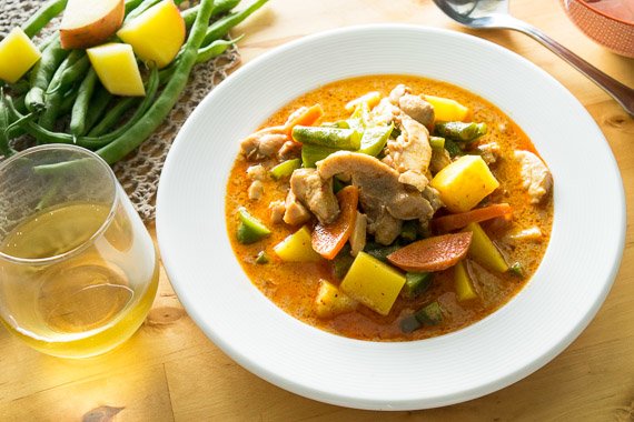 Massaman Chicken Curry, Loaded with Veg; Inspired by Sohé Thai Fusion in East Fremantle