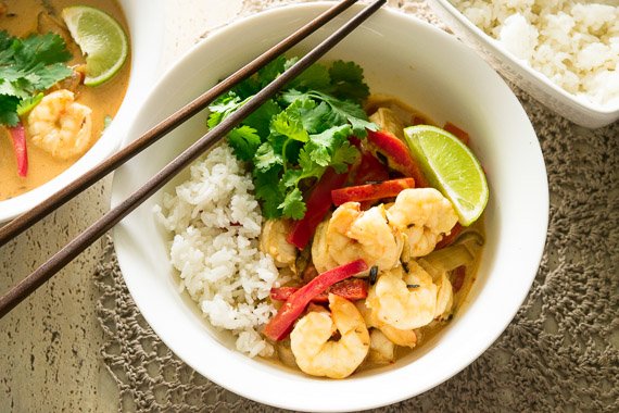 Bahia-Style Moqueca Prawn Stew with Jasmine Rice