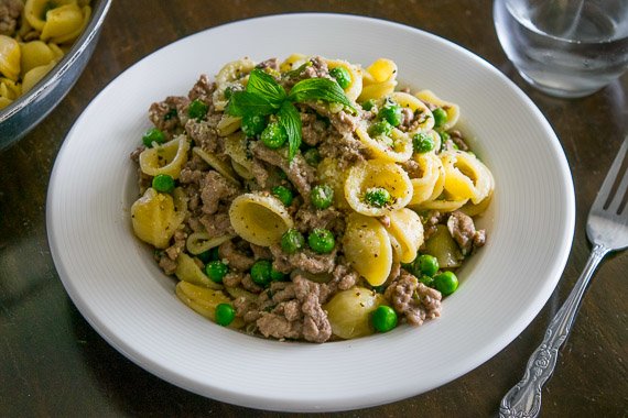 Lamb, Mint & Pea  Orecchiette Pasta