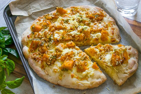 Smashing Pumpkin with Fetta Cheese Pizza Inspired by The Golden Greek – Theo Kalogeracos