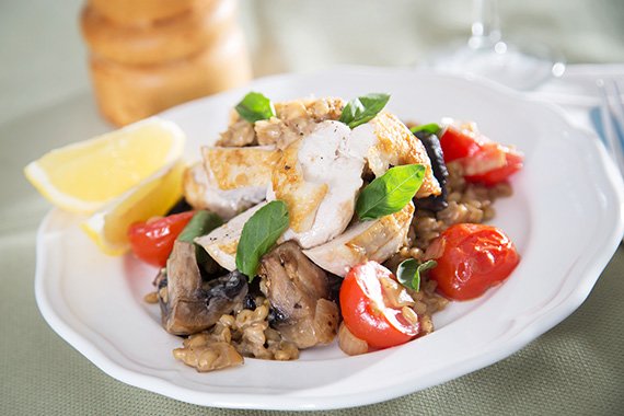 Chicken Fricassee with Pearl Barley