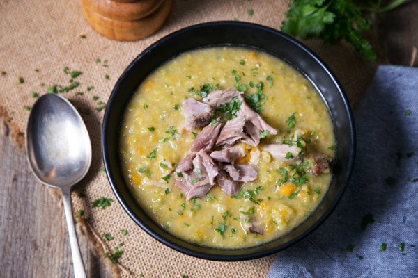 Slow Cooker Pea & Ham Soup