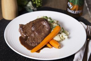 Lamb Steaks with Champ and Pan Gravy