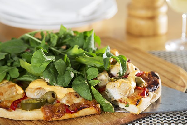 Chicken & Jalapeno Pizza with Peri Peri Mayo