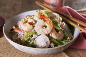 Prawn & Glass Noodle Salad with Peanuts and Nuoc Cham