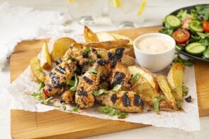 Grilled Lemon Pepper Wings with Wedges
