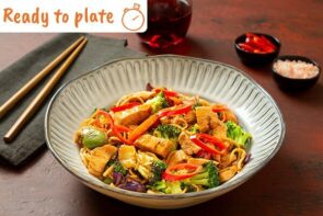 Extra Quick Chicken Stir Fry with Egg Noodles