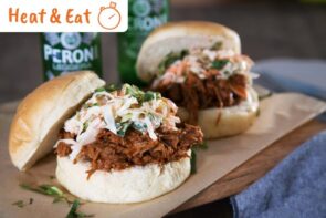 Smoky Barbeque Pulled Pork Burgers with Coleslaw