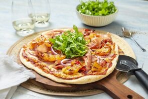 Gourmet Hawaiian Pizza with Prosciutto and Caramelised Pineapple