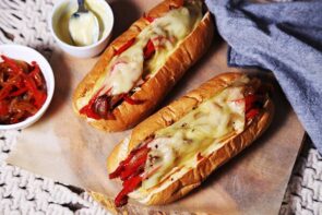 Philly Cheesesteak Meatball Hoagies
