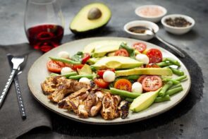 Balsamic Glazed Chicken with Caprese Salad