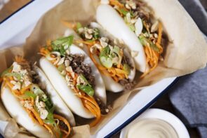 Bulgoggi Beef Bao with Tangy Carrot and Peanuts