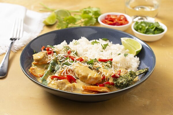 Thai Yellow Curry with Snapper and Jasmine Rice