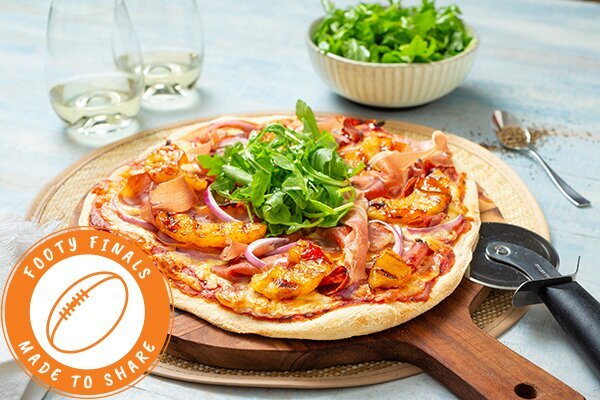 Gourmet Hawaiian Pizza with Prosciutto and Caramelised Pineapple