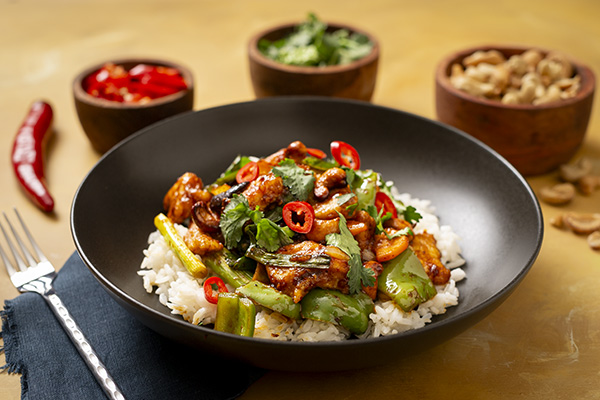 Thai Cashew Chicken with Jasmine Rice