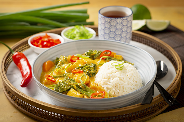 Thai Veg Yellow Curry with Broccolini and Pumpkin