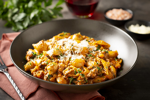 Creamy One Pot Pasta with Beef