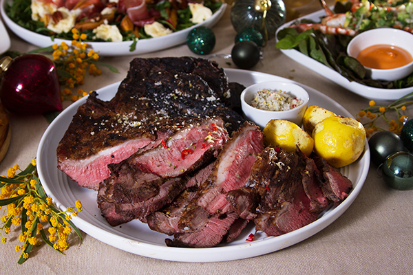 Herb Rubbed, Grass Fed WA Lamb Leg (Designed for BBQ)