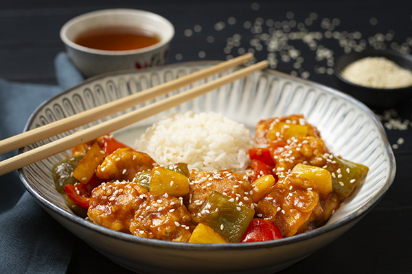 Sweet and Sour Chicken with Jasmine Rice